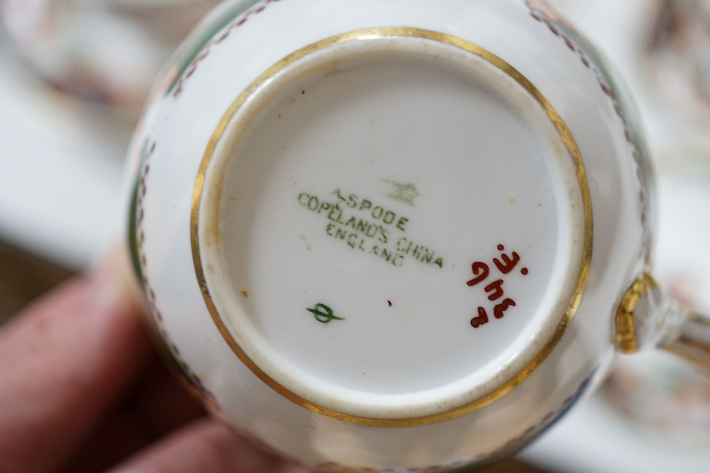 A Copeland Spode bone china teaset